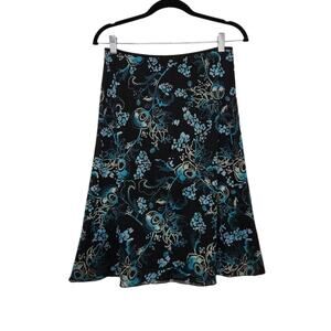 Vintage y2k Wrapper Skirt Floral Flowers Boho Fairy Whimsy Grunge Midi Art